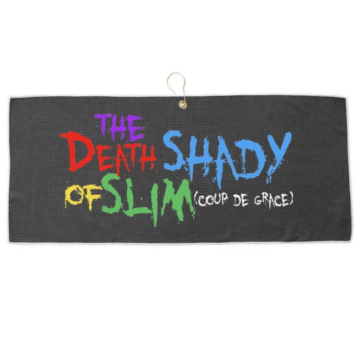 Of Slim Death Shady Funny Large Microfiber Waffle Golf Towel