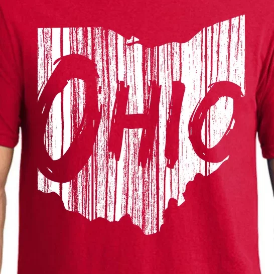 Ohio State Distressed Pajama Set