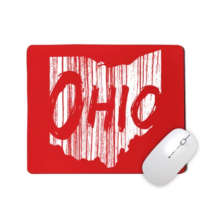 Ohio State Distressed Mousepad