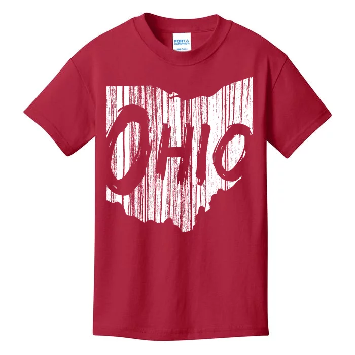 Ohio State Distressed Kids T-Shirt