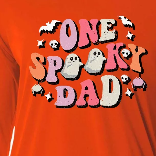 One Spooky Dad Costume Halloween Cooling Performance Long Sleeve Crew