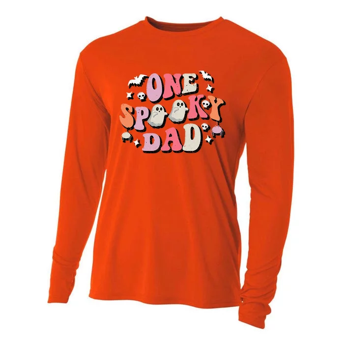 One Spooky Dad Costume Halloween Cooling Performance Long Sleeve Crew