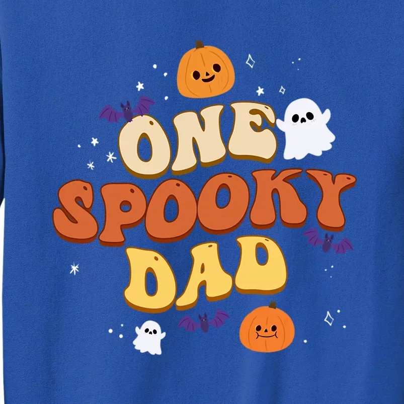 One Spooky Dad Boo Halloween Cute Family Matching Group Gift Sweatshirt