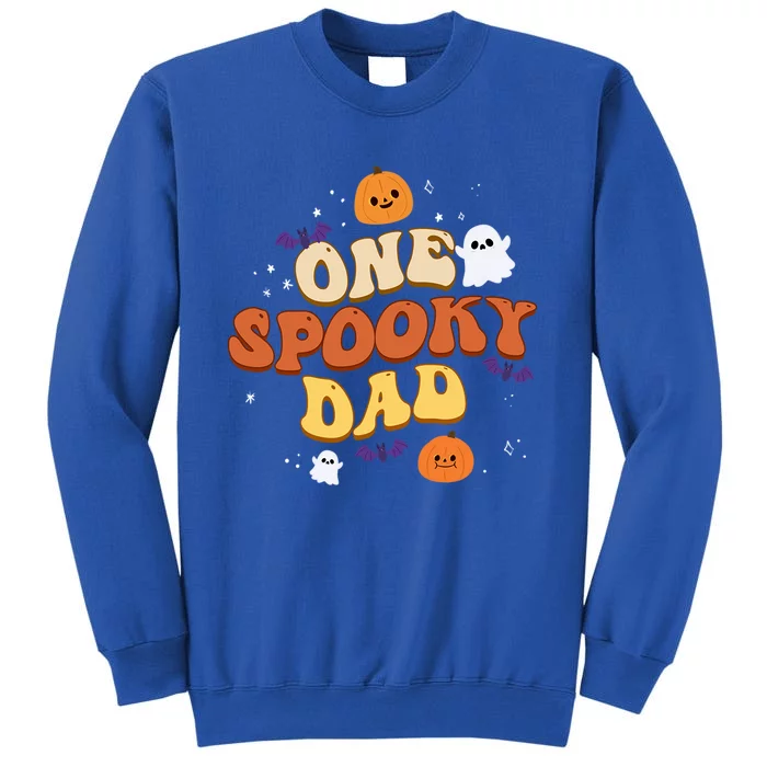 One Spooky Dad Boo Halloween Cute Family Matching Group Gift Sweatshirt