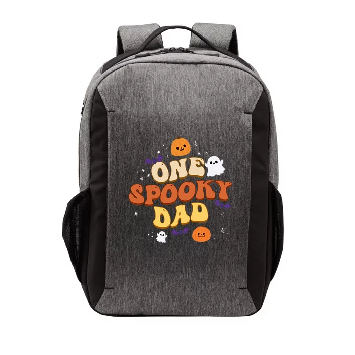 One Spooky Dad Boo Halloween Cute Family Matching Group Gift Vector Backpack