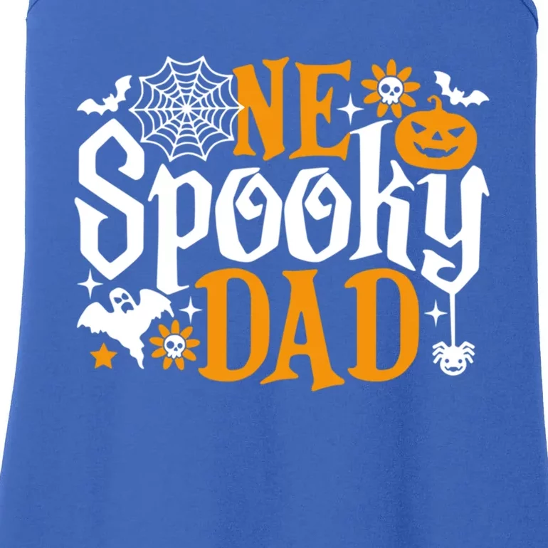 One Spooky Dad Meaningful Gift Funny Halloween Family Matching Gift Ladies Essential Tank