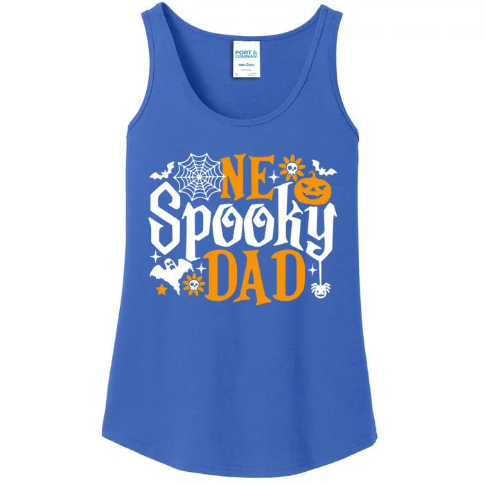 One Spooky Dad Meaningful Gift Funny Halloween Family Matching Gift Ladies Essential Tank