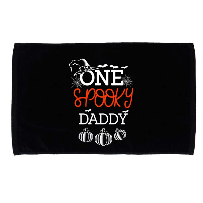 One Spooky Daddy Halloween Gift Microfiber Hand Towel