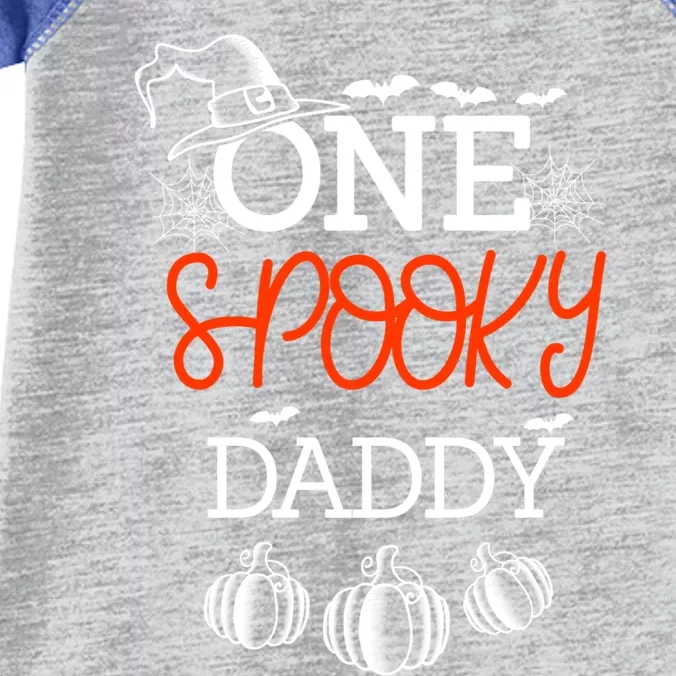 One Spooky Daddy Halloween Gift Infant Baby Jersey Bodysuit