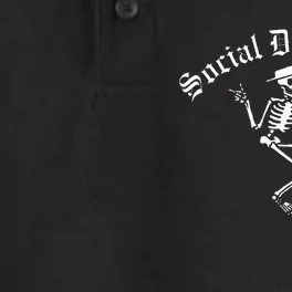 O.Fficial Social Distortion Skelly Dry Zone Grid Performance Polo