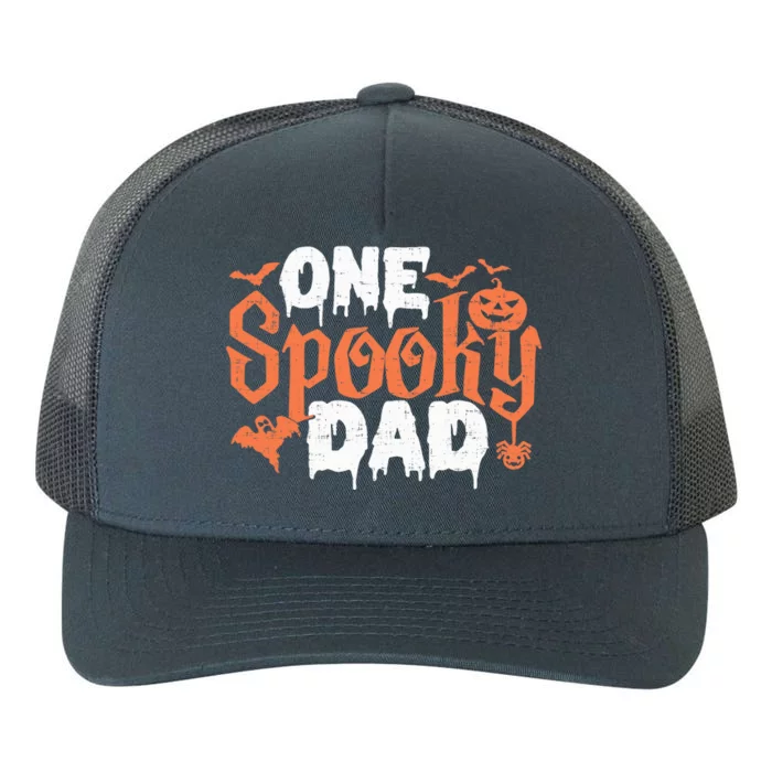 One Spooky Dad Funny Halloween Gifts For Daddy / Father Yupoong Adult 5-Panel Trucker Hat