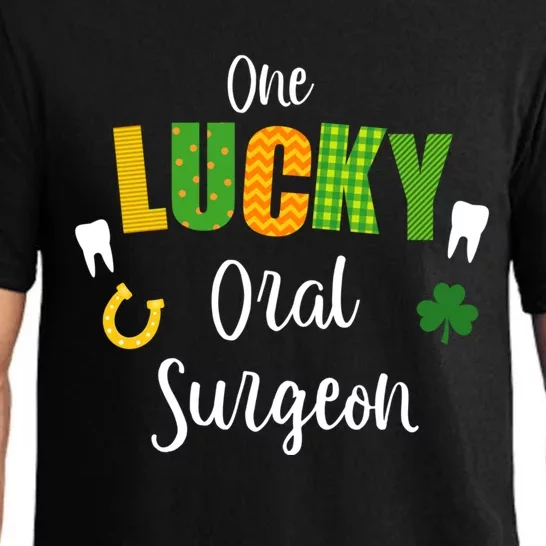 Oral Surgeon Dentist Doctor St Patrick's Day Irish Shamrock Gift Pajama Set