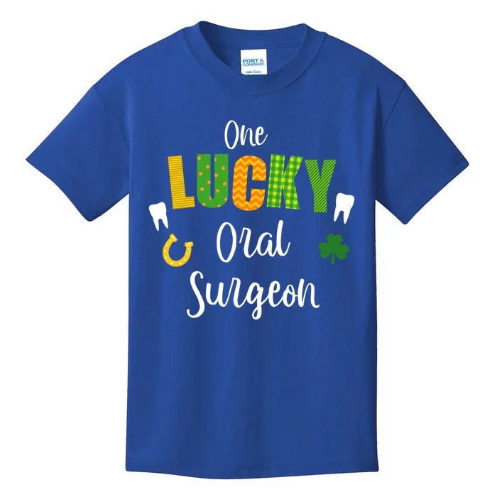 Oral Surgeon Dentist Doctor St Patrick's Day Irish Shamrock Gift Kids T-Shirt