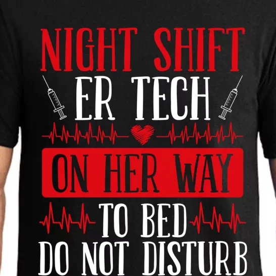 Overnight Shift Emergency Room Nurse Night Er Nurse Great Gift Pajama Set