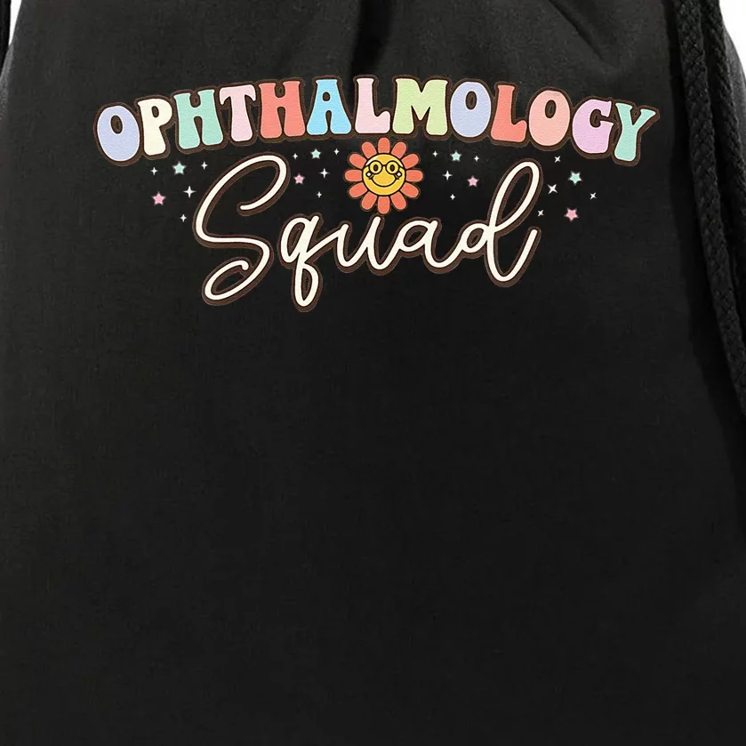 Ophthalmology Squad Eye Optometry Students Ophthalmologists Drawstring Bag