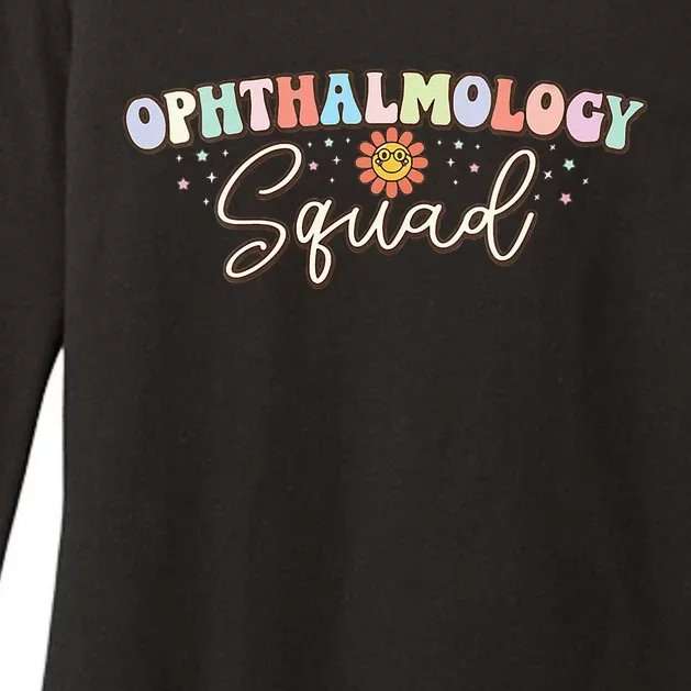 Ophthalmology Squad Eye Optometry Students Ophthalmologists Womens CVC Long Sleeve Shirt