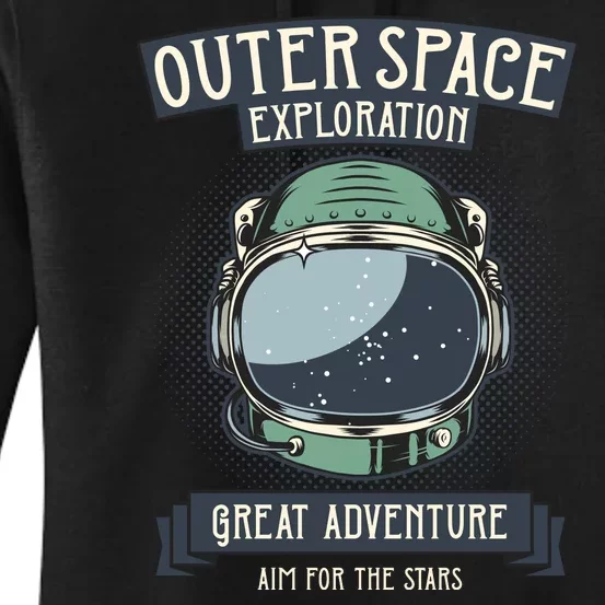 Outer Space Exploration Great Adventure Women's Pullover Hoodie