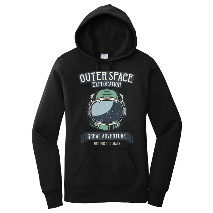 Outer Space Exploration Great Adventure Women's Pullover Hoodie