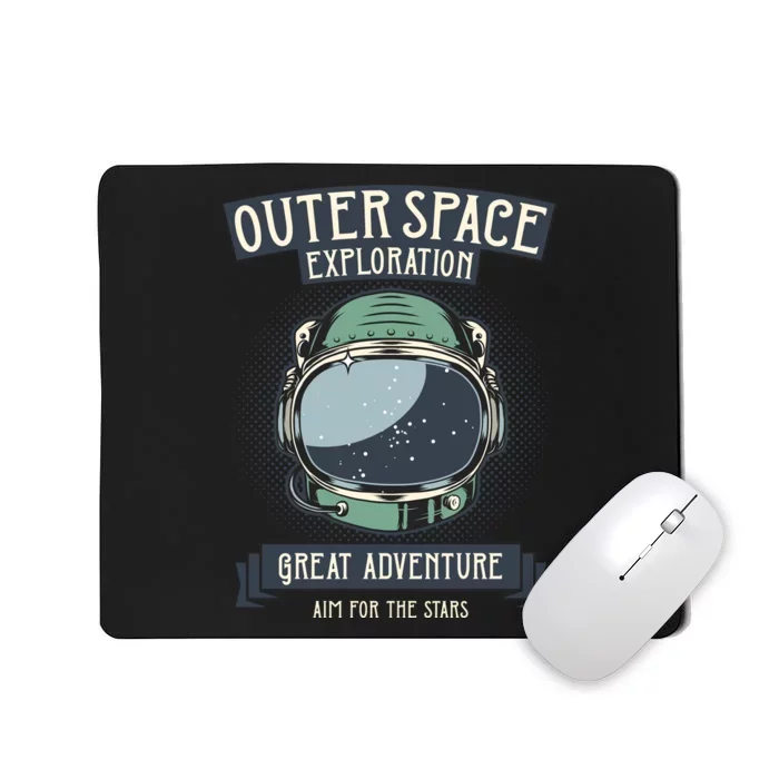 Outer Space Exploration Great Adventure Mousepad