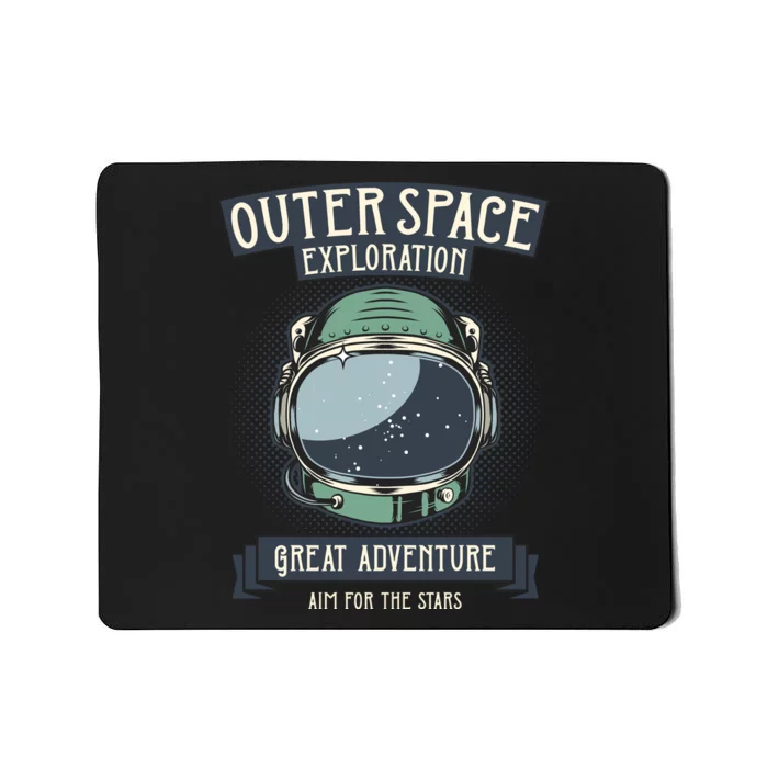 Outer Space Exploration Great Adventure Mousepad