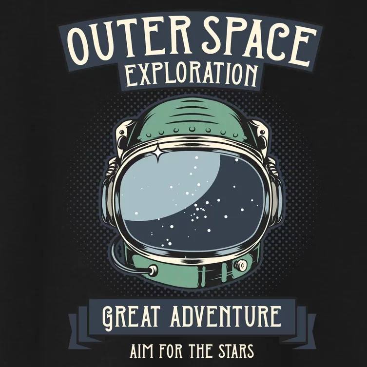 Outer Space Exploration Great Adventure Women's Crop Top Tee