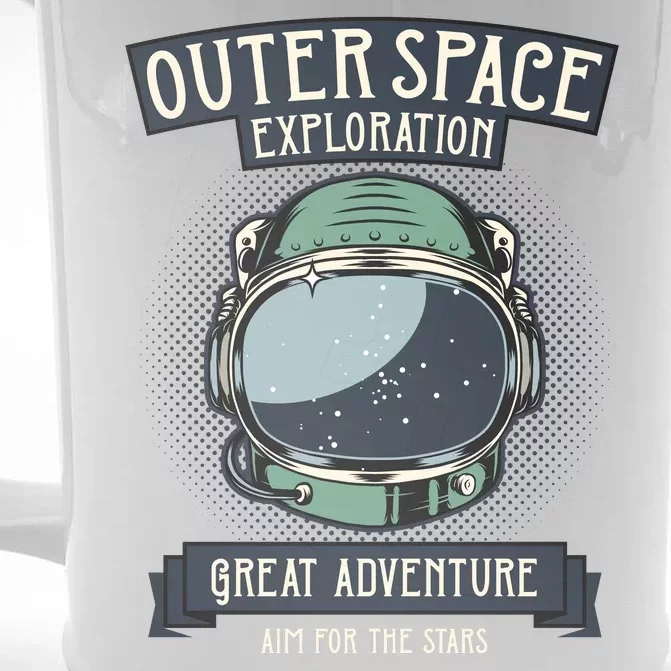 Outer Space Exploration Great Adventure Front & Back Beer Stein