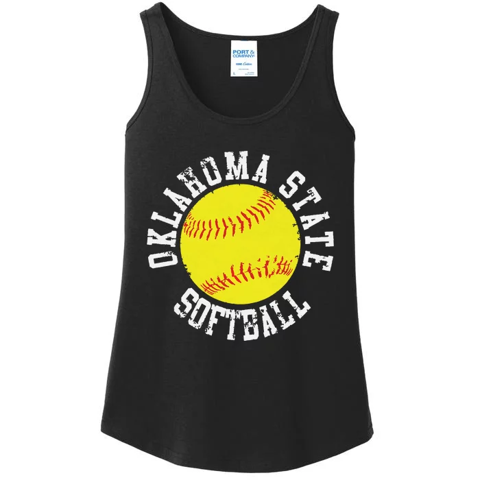 Oklahoma Softball Funny Ladies Essential Tank