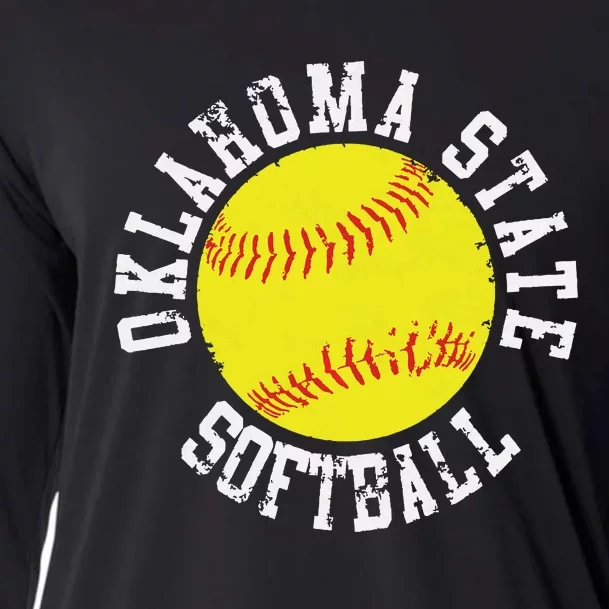 Oklahoma Softball Funny Cooling Performance Long Sleeve Crew