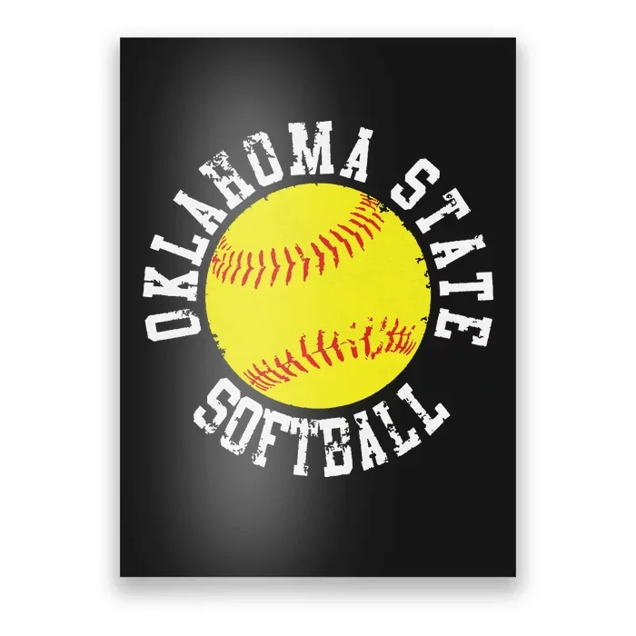 Oklahoma Softball Funny Poster