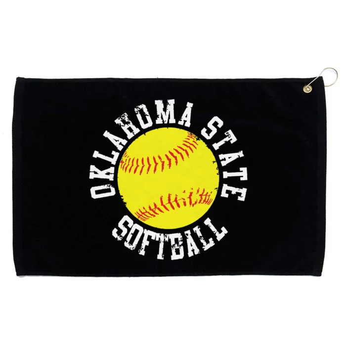 Oklahoma Softball Funny Grommeted Golf Towel