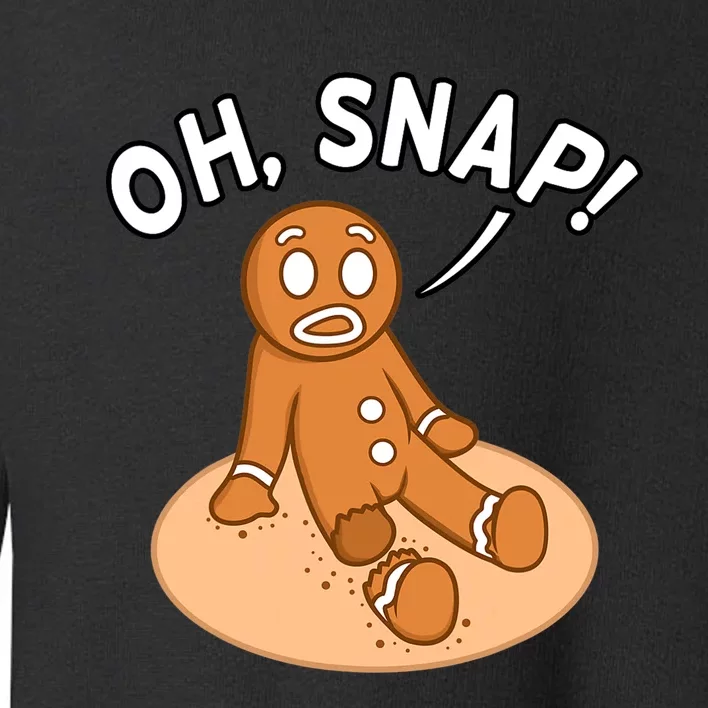 Oh Snap Freak Funny Ampu Prosthetic Surgery Graphic Toddler Sweatshirt