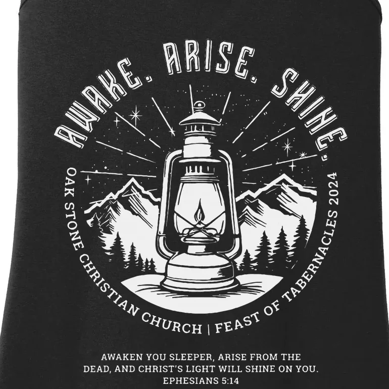 Oak Stone Feast Of Tabernacles Awake Arise Shine Lantern Ladies Essential Tank