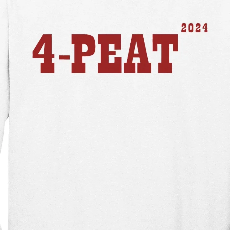 Oklahoma Softball Four Peat Celebration Long Sleeve Shirt