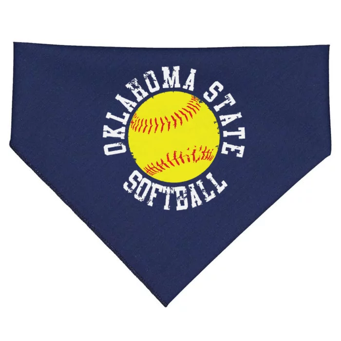 Oklahoma Softball Funny USA-Made Doggie Bandana