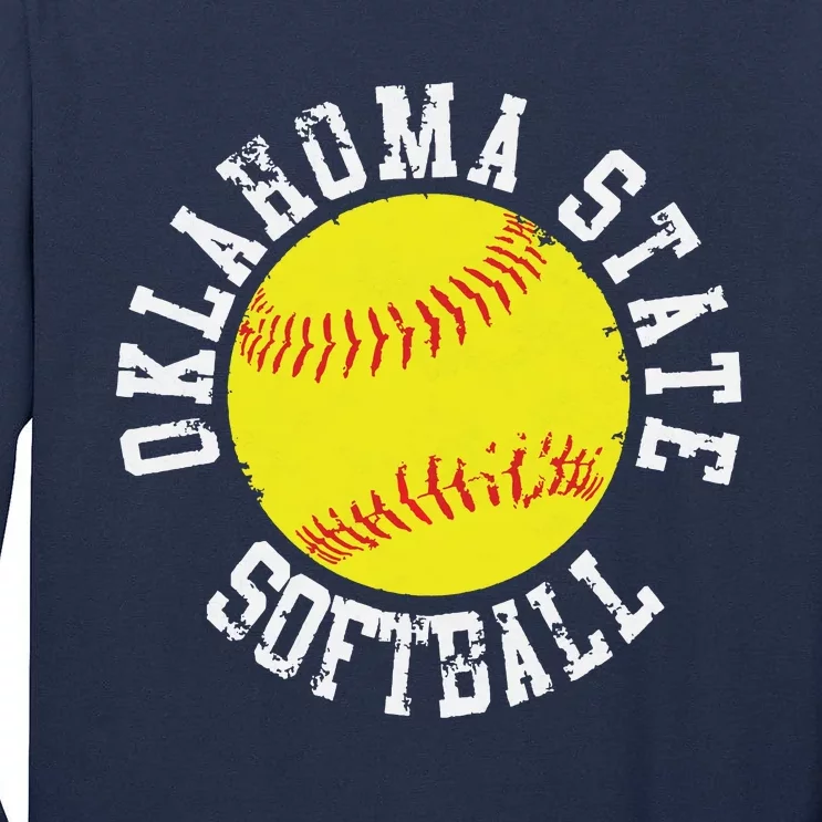 Oklahoma Softball Funny Tall Long Sleeve T-Shirt