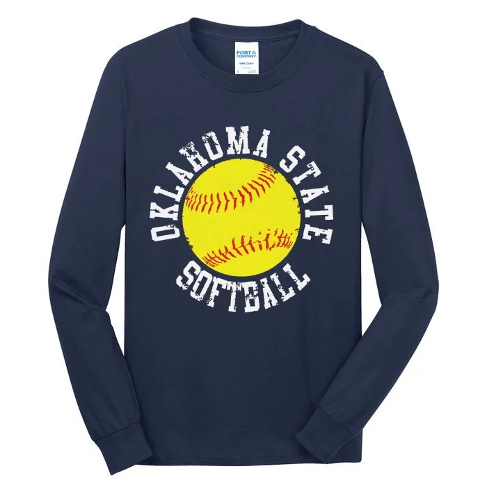 Oklahoma Softball Funny Tall Long Sleeve T-Shirt