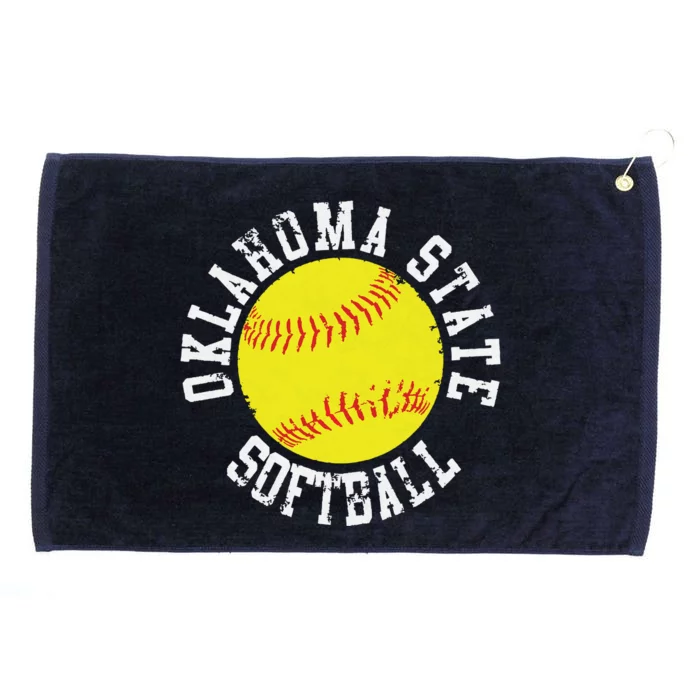 Oklahoma Softball Funny Grommeted Golf Towel