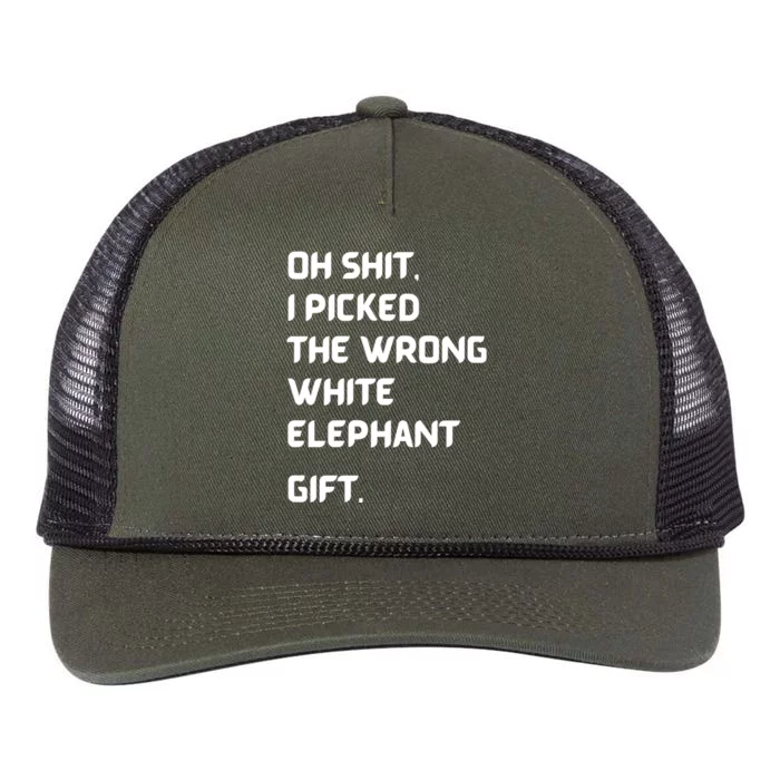 Oh Shit Funny White Elephant Gifts For Adults Under 15 20 Retro Rope Trucker Hat Cap