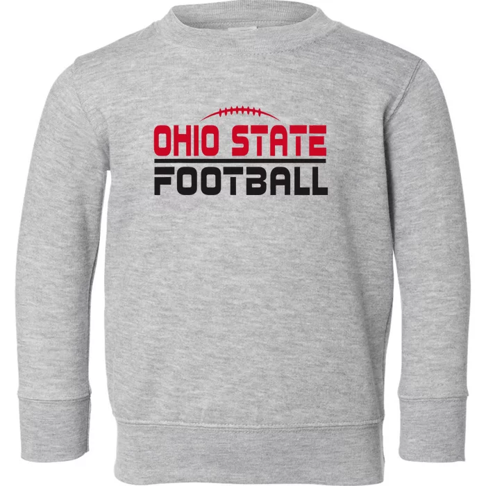 O.H.I.O. S.T.A.T.E Football Scrambled Toddler Sweatshirt