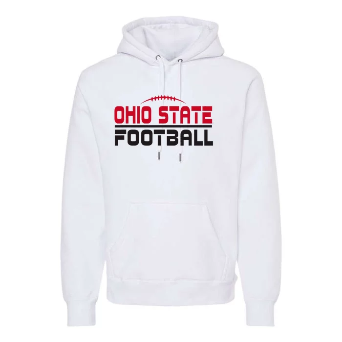 O.H.I.O. S.T.A.T.E Football Scrambled Premium Hoodie