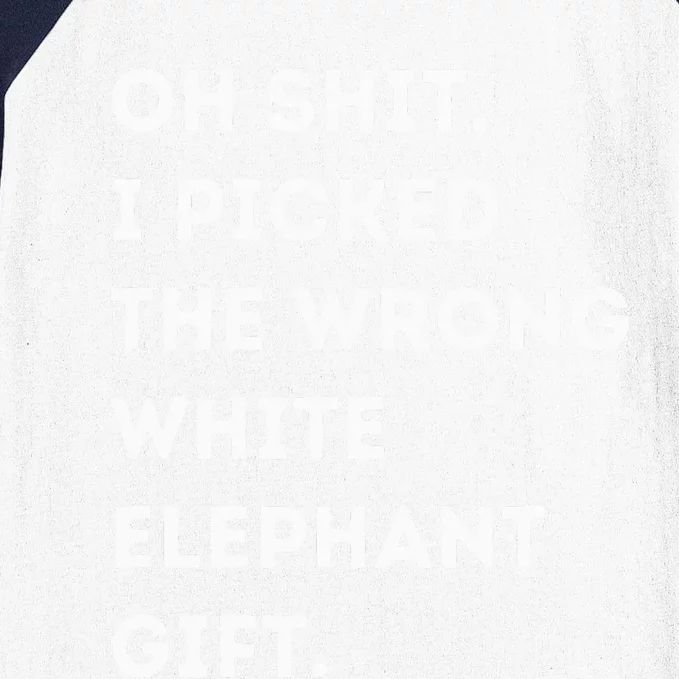 Oh Shit Funny White Elephant Gifts For Adults Under 15 20 Baseball Sleeve Shirt