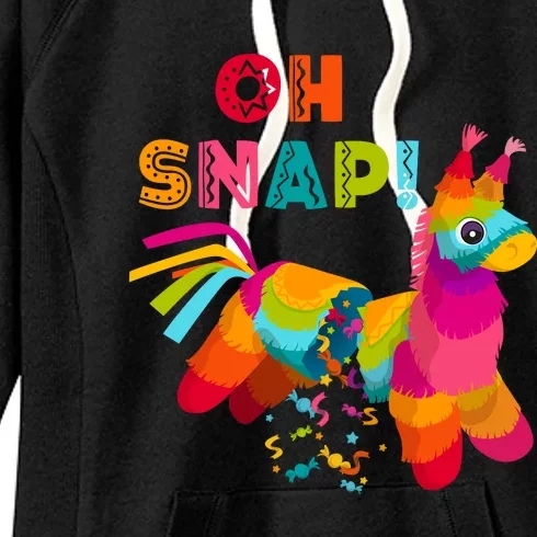 OH SNAP! FUNNY PINATA CINCO DE MAYO Women's Fleece Hoodie