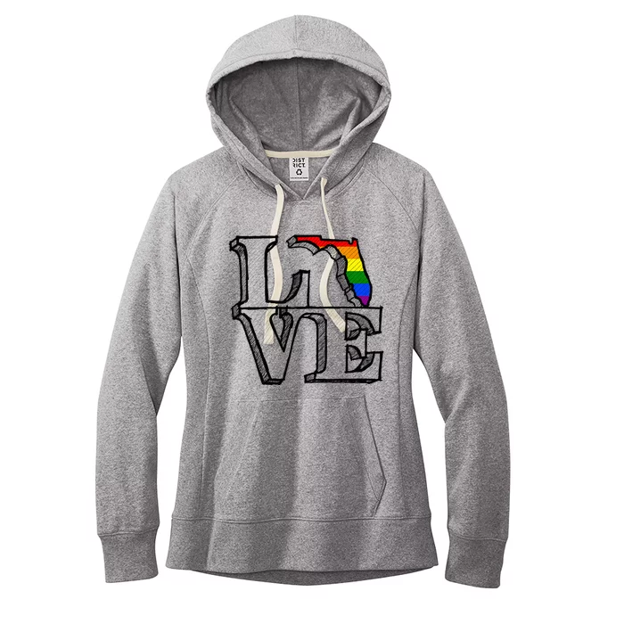 Orlando Strong Florida Love Lgbt G.A.Y P.R.I.D.E Women's Fleece Hoodie