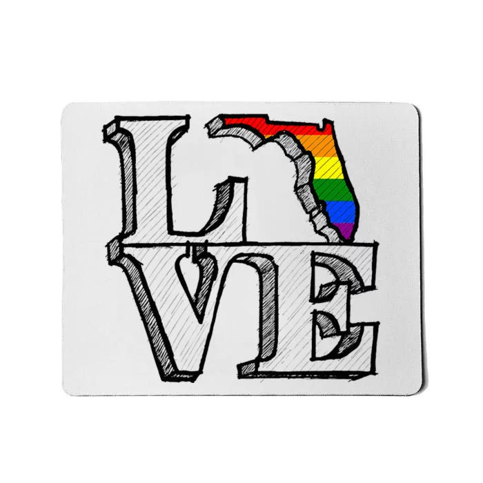 Orlando Strong Florida Love Lgbt G.A.Y P.R.I.D.E Mousepad