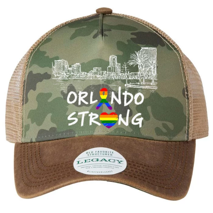 Orlando Strong Florida Love Lgbt G.A.Y Pride Legacy Tie Dye Trucker Hat