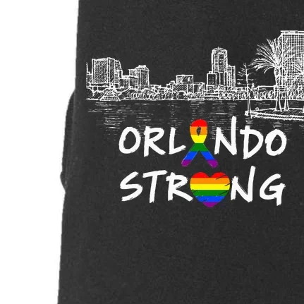 Orlando Strong Florida Love Lgbt G.A.Y Pride Doggie 3-End Fleece Hoodie