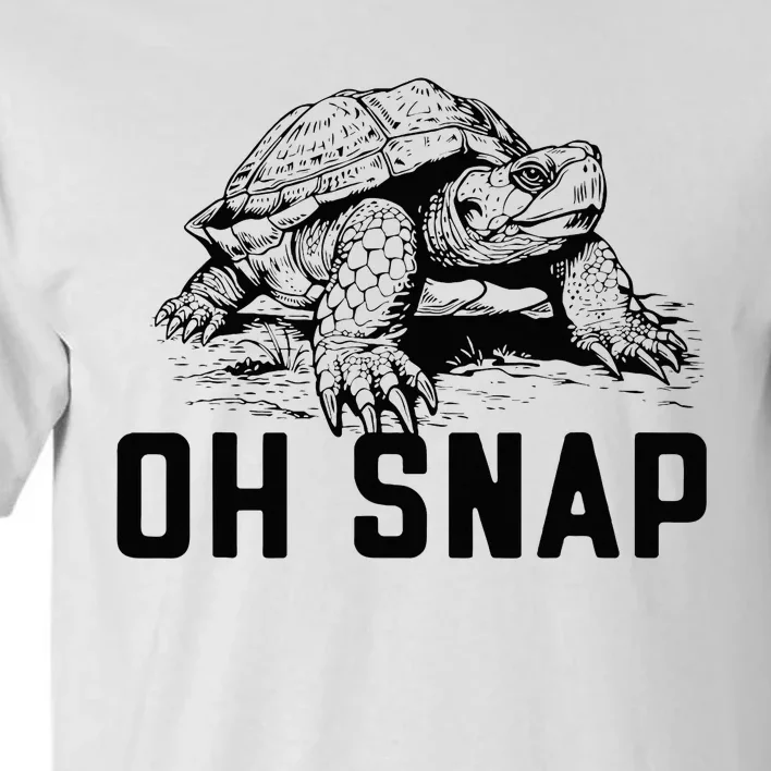 Oh Snap! Funny Snapping Turtle Ironic Animal Tall T-Shirt