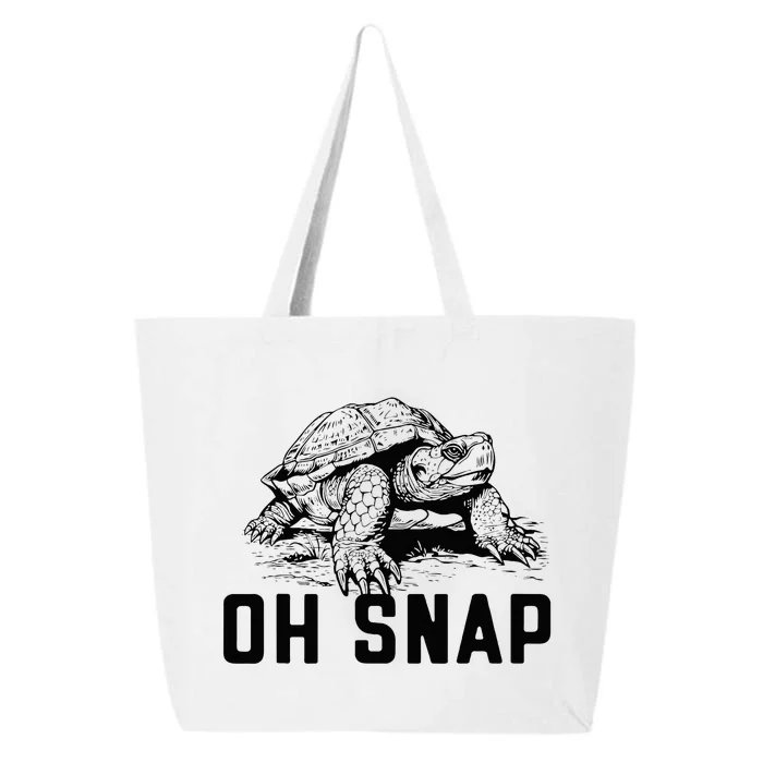 Oh Snap! Funny Snapping Turtle Ironic Animal 25L Jumbo Tote