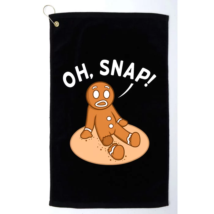 Oh Snap Freak Funny Ampu Prosthetic Surgery Graphic Platinum Collection Golf Towel