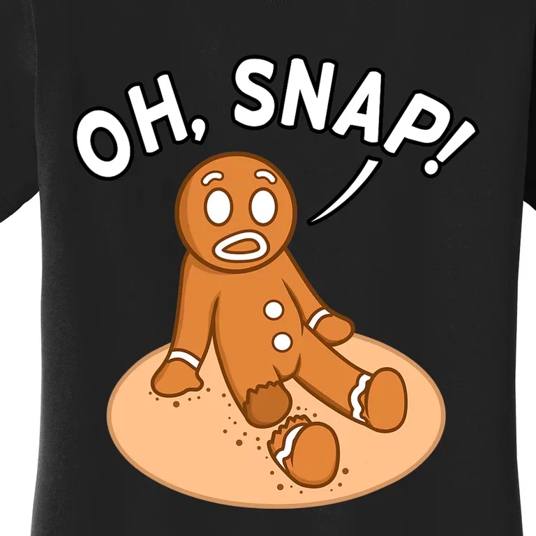 Oh Snap Freak Funny Ampu Prosthetic Surgery Graphic Women's T-Shirt